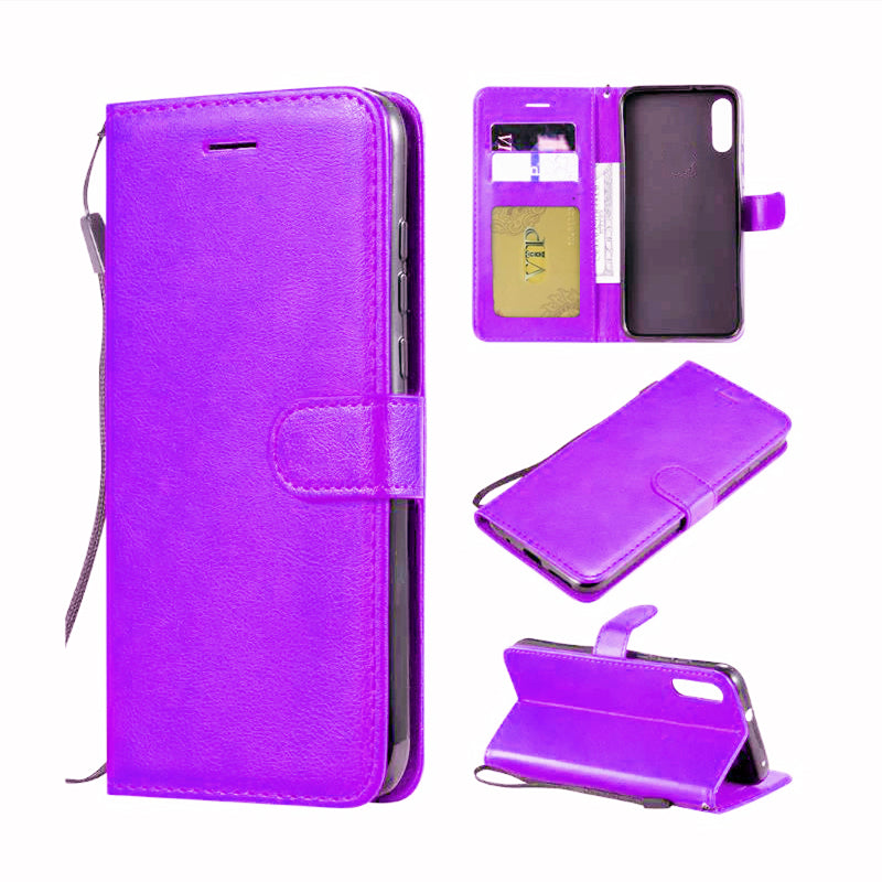 Leather Folio Wallet Case for Motorola Moto E (2020) Leather Folio Wallet Case for Motorola Moto E (2020)
